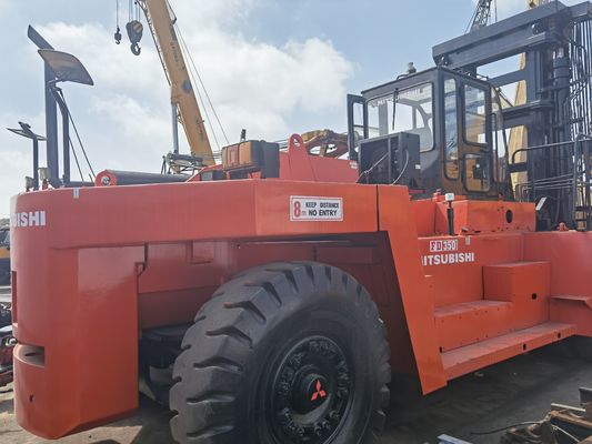 35 t Mitsubishi FD350 35 tonnellate carrello elevatore per negozi di materiali da costruzione Lunghezza della forcella 3254 mm