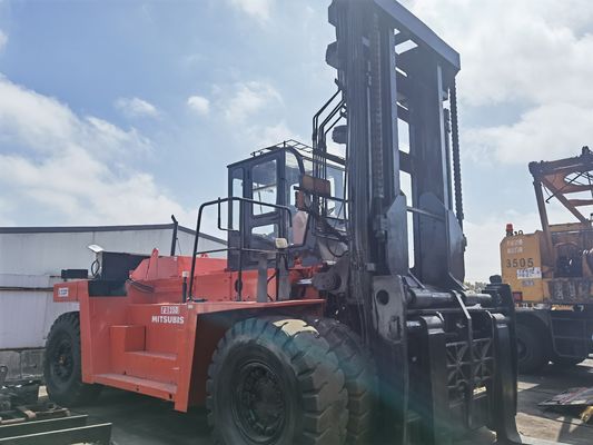 35 t Mitsubishi FD350 35 tonnellate carrello elevatore per negozi di materiali da costruzione Lunghezza della forcella 3254 mm