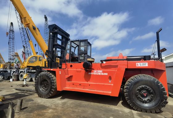 Camion a forchetta Mitsubishi FD350 usato da 35 t per negozi di materiali da costruzione 15-25 tonnellate di diesel