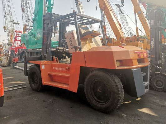 FD100 TCM carrello elevatore di 10 tonnellate in buone condizioni con motore diesel e larghezza di forcella di routine