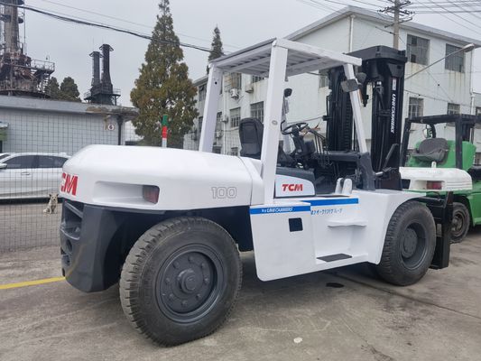 100 tonnellate Toyota Used Forklift in Giappone Originale Giappone 10 tonnellate grande carrello elevatore TCM FD100