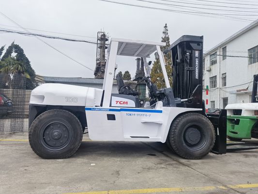 100 tonnellate Toyota Used Forklift in Giappone Originale Giappone 10 tonnellate grande carrello elevatore TCM FD100