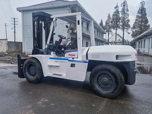 100 tonnellate Toyota Used Forklift in Giappone Originale Giappone 10 tonnellate grande carrello elevatore TCM FD100