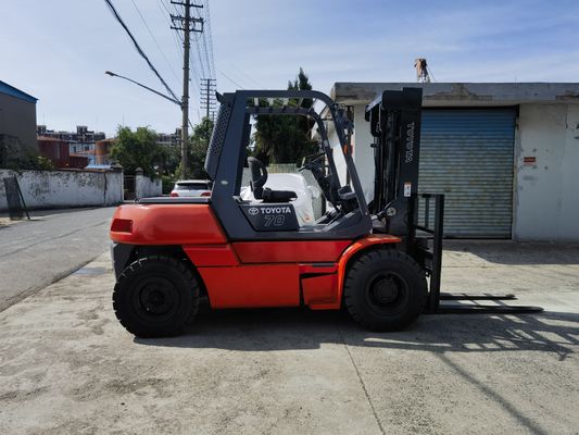 7 tonnellate di carrello elevatore diesel con certificazione EPA e Toyota ISUZU motore lunghezza della forcella di routine