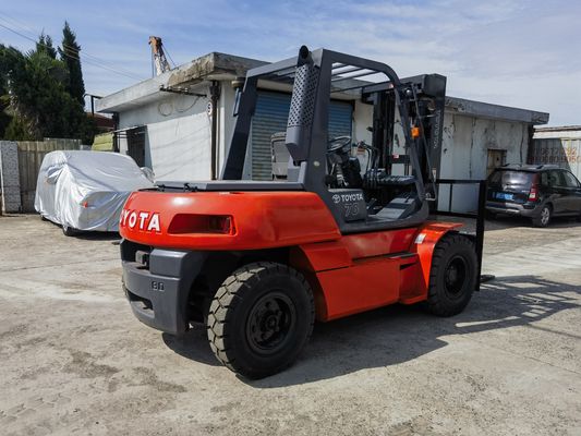 7 tonnellate di carrello elevatore diesel con certificazione EPA e Toyota ISUZU motore lunghezza della forcella di routine