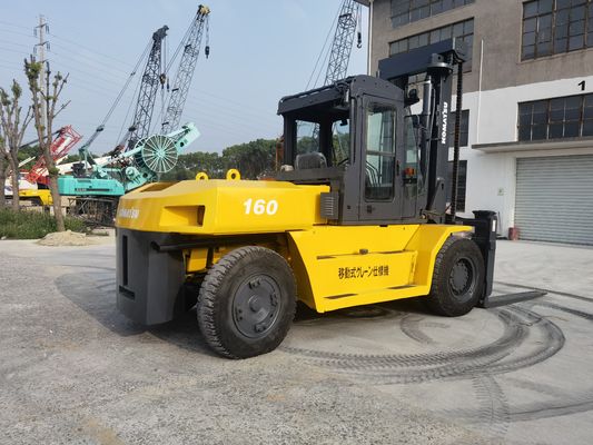 Komatsu FD160 16 tonnellate carrello elevatore diesel condizione usata di seconda mano per la casa larghezza forchetta 1200mm