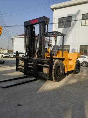 Larghezza della forcella TCM FD160 di routine carrello elevatore diesel 16TON utilizzato con tipografie a Shanghai