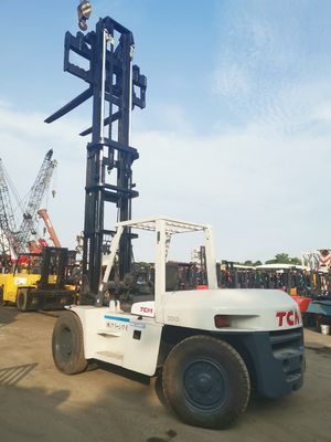 TCM FD100 di seconda mano 10 tonnellate di carrello elevatore diesel per le operazioni e l'efficienza delle bevande alimentari