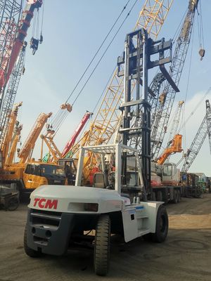 TCM FD100 di seconda mano 10 tonnellate di carrello elevatore diesel per le operazioni e l'efficienza delle bevande alimentari