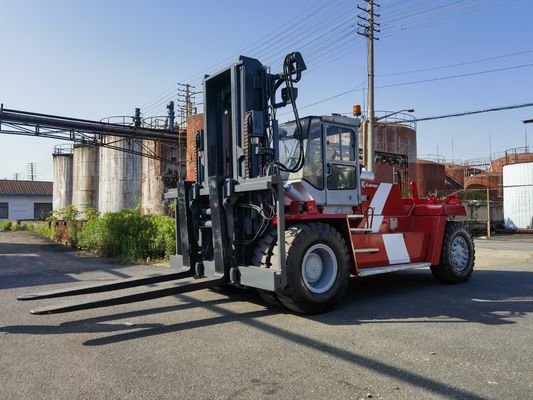 Lunghezza della forchetta Routine usata Kalmar 25 tonnellate Container Reach Stacker con posizionatore di forchetta