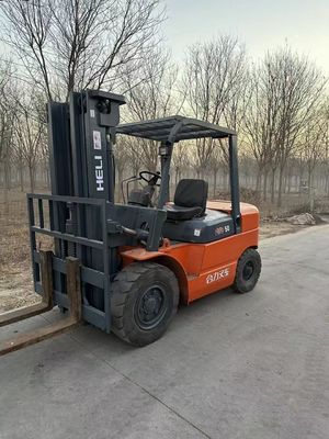 Elicottero a tre fasi CPCD50 carrello elevatore usato 5 tonnellate di capacità per risparmi sui costi di fabbricazione