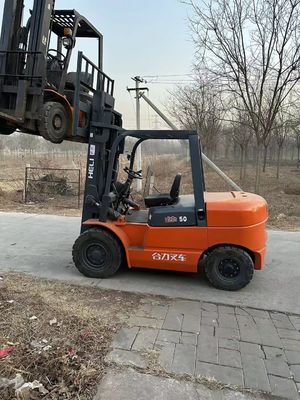 Elicottero a tre fasi CPCD50 carrello elevatore usato 5 tonnellate di capacità per risparmi sui costi di fabbricazione