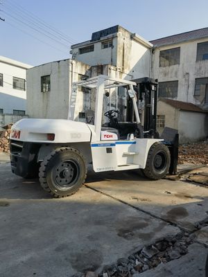 Giappone usato TCM FD100 Camione di sollevamento di pallet a motore diesel 10 tonnellate