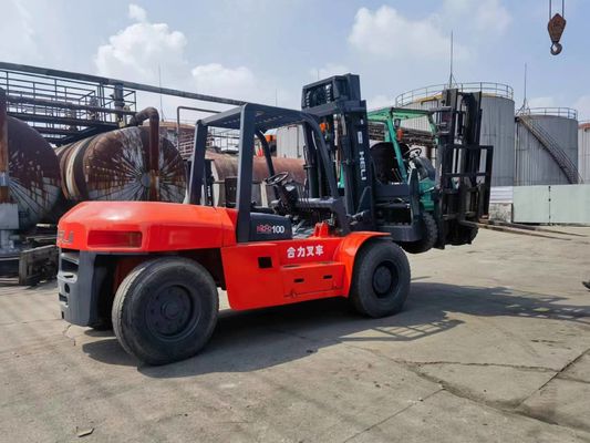 Heli FD100 10 tonnellate Camione elevatore usato 10000 kg Peso Motore diesel Fonte di alimentazione