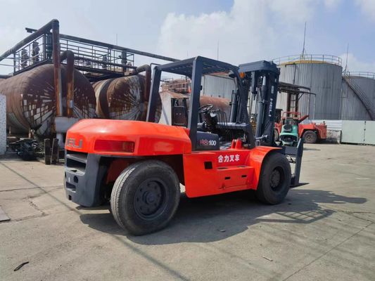 Heli FD100 10 tonnellate Camione elevatore usato 10000 kg Peso Motore diesel Fonte di alimentazione