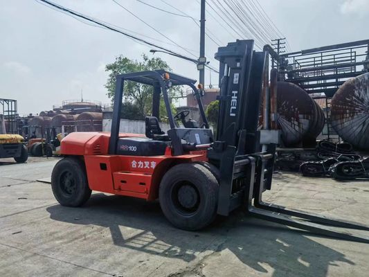 Heli FD100 10 tonnellate Camione elevatore usato 10000 kg Peso Motore diesel Fonte di alimentazione