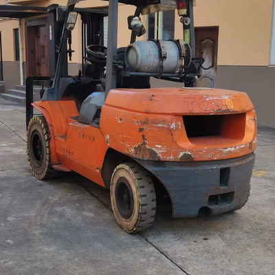 Toyota FD50 usato carrello elevatore da 5 tonnellate con 5000 kg di peso e buon lavoro in buone condizioni