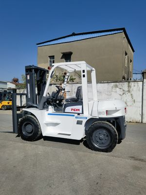 6 TONNELLE 7 TONNELLE TCM FD60 FD70 camion elevatore usato in buone condizioni per il sollevamento a forcella diesel