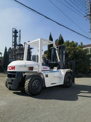 6 TONNELLE 7 TONNELLE TCM FD60 FD70 camion elevatore usato in buone condizioni per il sollevamento a forcella diesel