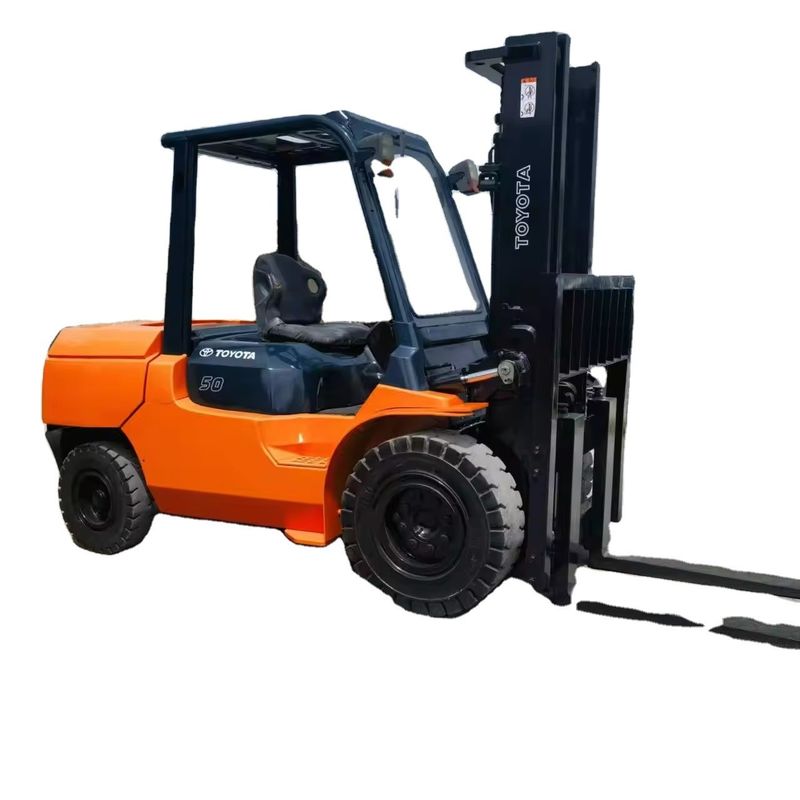 Potente motore diesel 5 tonnellate Toyota carrello elevatore usato 3 tonnellate 3,5 tonnellate carrello elevatore