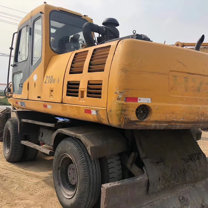 Hyundai 210W Heavy Duty Excavator a ruote in ottime condizioni con motore originale