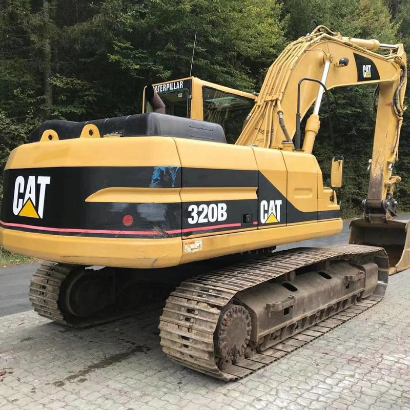 Utilizzo di seconda mano CAT 320 320B Crawler Caterpillar Excavator 1M3 Bucket Capacity Diagnostic Tools