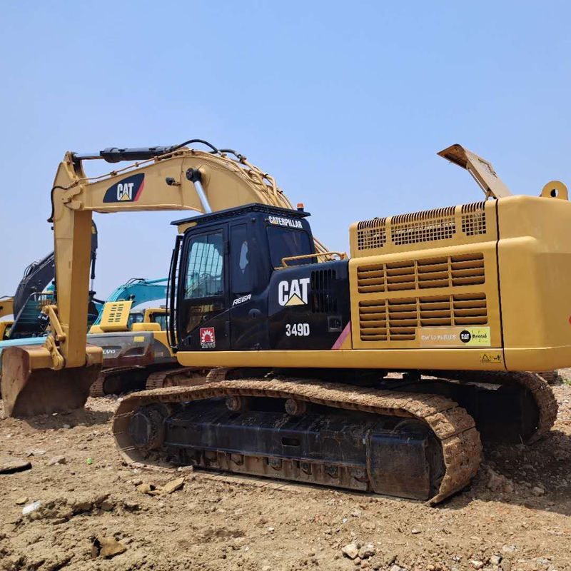 Lavorazione a bassa intensità CAT 349D Escavatore idraulico a trascinatore 49TON con motore originale