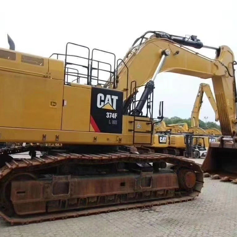 74000 KG CAT 374F Escavatrice mobile per terra Escavatrice usata per lavori di costruzione