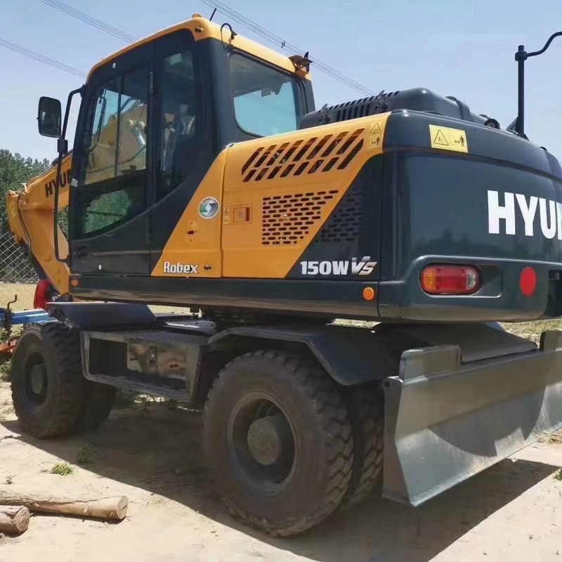 Hyundai 150W R150 R150-9 Escavatori originali 15TON con cilindro idraulico originale