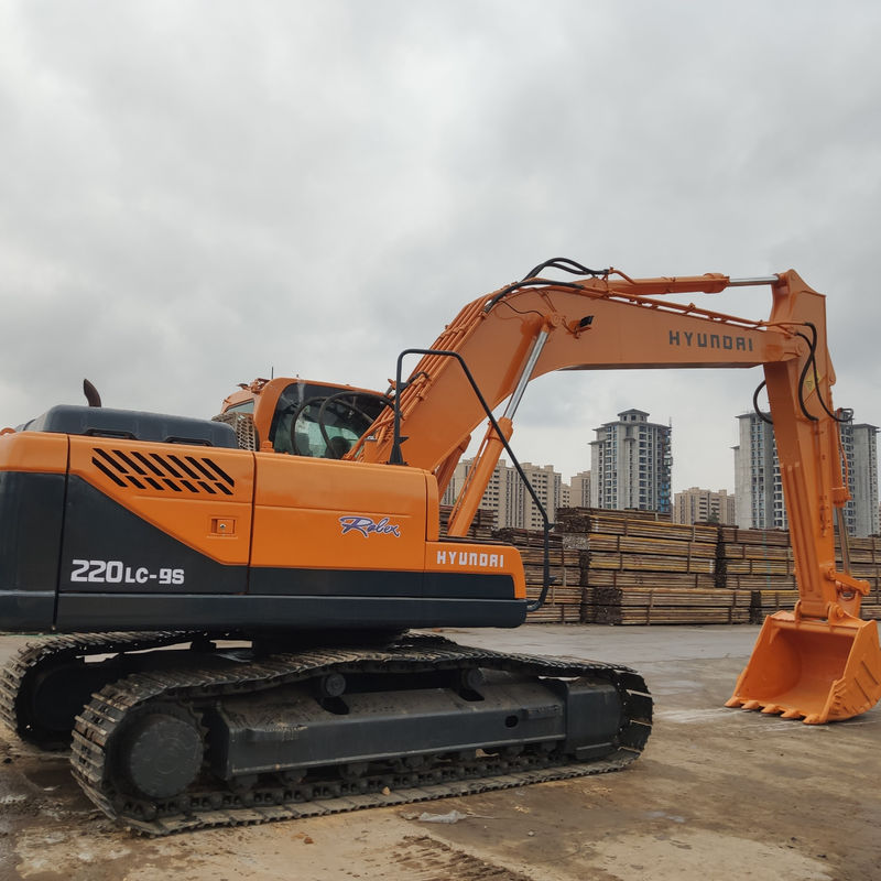 Buone condizioni Hyundai 220-9s Escavatore 22000 KG Peso della macchina 0-2000 ore di lavoro