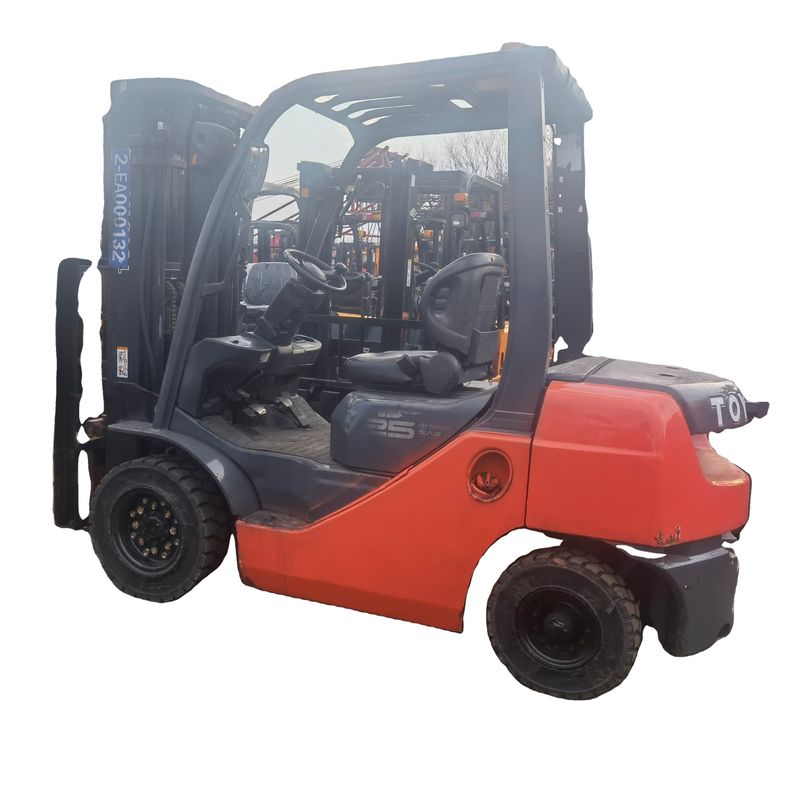 Usato Giappone Toyota FD25 Diesel carrello elevatore con lunghezza di forcella di routine e a prezzi accessibili