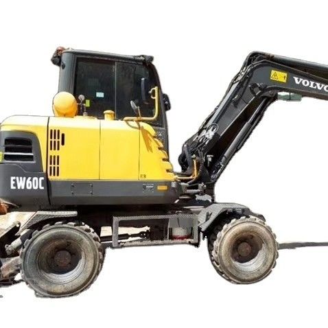 Escavatore a ruote Volvo EW60 di seconda mano in buone condizioni e con altra capacità di contenimento