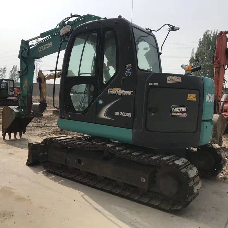 Condizione originale Kobelco SK70SR 7 tonnellate usato escavatore a trascinatore Buone condizioni di funzionamento