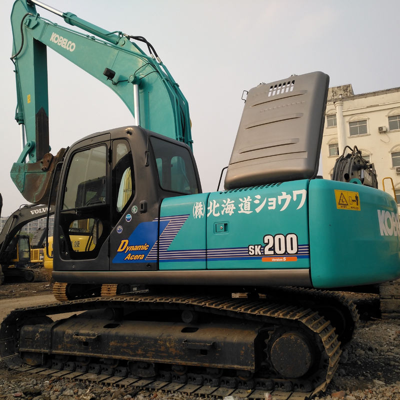 Escavatore Kobelco SK200 dal Giappone con 0-2000 ore di lavoro e carico di sollevamento massimo di 3 tonnellate