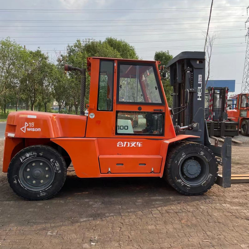 10 tonnellate di carrelli elevatori diesel HELI K100 con forchetta laterale