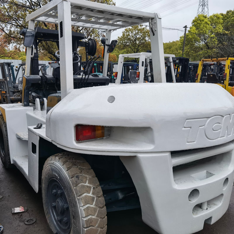 Lunghezza della forchetta 7 tonnellate Usato TCM Giappone Mini Original Diesel forklift in buone condizioni