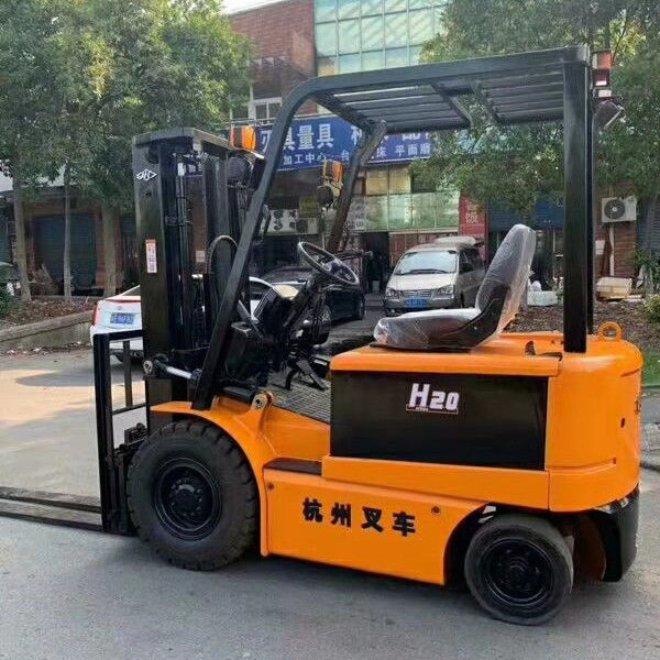 Lunghezza della forchetta 1200 mm HANGCHA H20 2Ton Electric Forklift Machine per negozi di alimenti e bevande