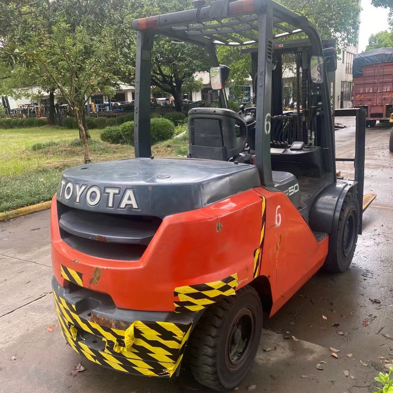 Toyota 8f50 carrello elevatore a 4 ruote usato 5 tonnellate carrello elevatore diesel per il trasporto in magazzino