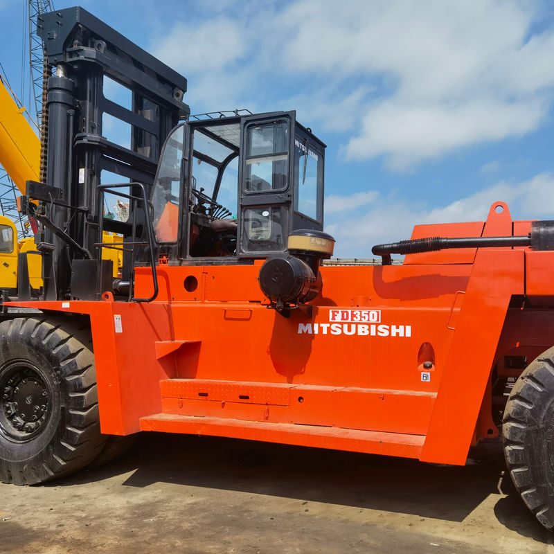 35 t Mitsubishi FD350 35 tonnellate carrello elevatore per negozi di materiali da costruzione Lunghezza della forcella 3254 mm