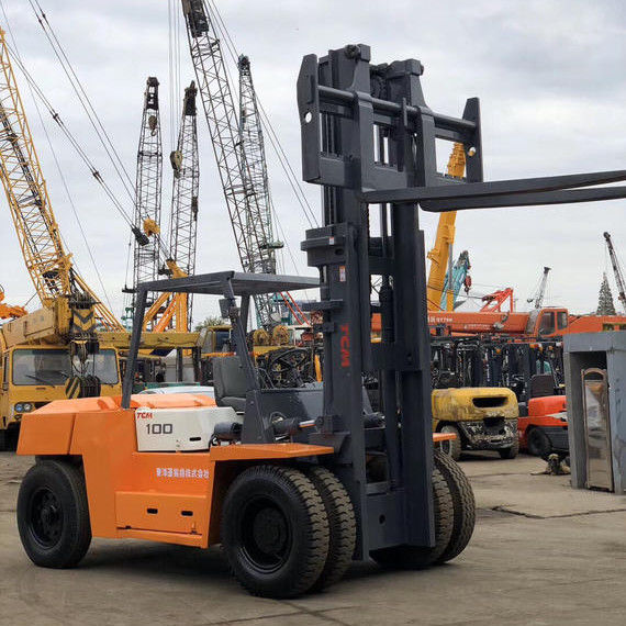 TCM FD100 Used 10 Ton Diesel Fork Lift in buone condizioni per alimenti e bevande