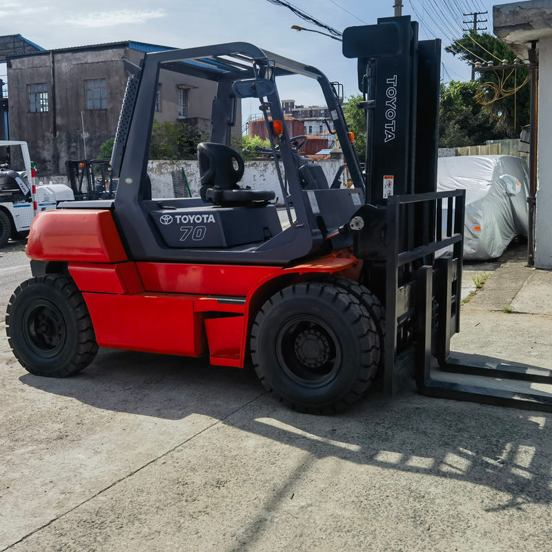 7 tonnellate di carrello elevatore diesel con certificazione EPA e Toyota ISUZU motore lunghezza della forcella di routine