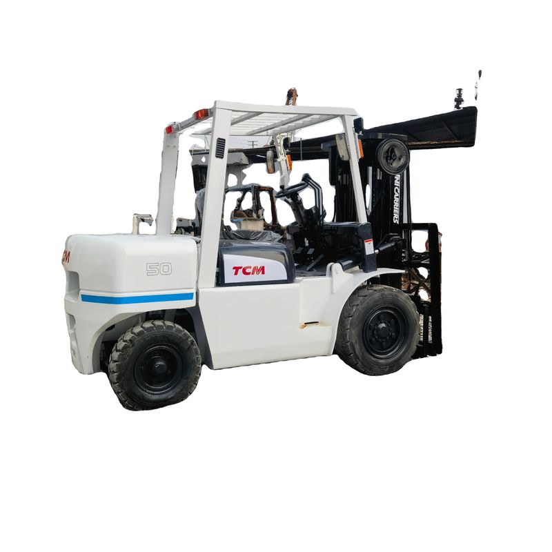 Potente motore diesel da 5 tonnellate TCM a 3 fasi 4.5m FD100 DF50 FD70 Camione elevatore usato in Giappone