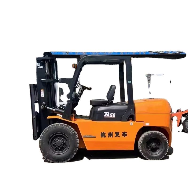 Hangcha R100 R30 carrello elevatore diesel 5000 kg per le operazioni di magazzino nei negozi di abbigliamento