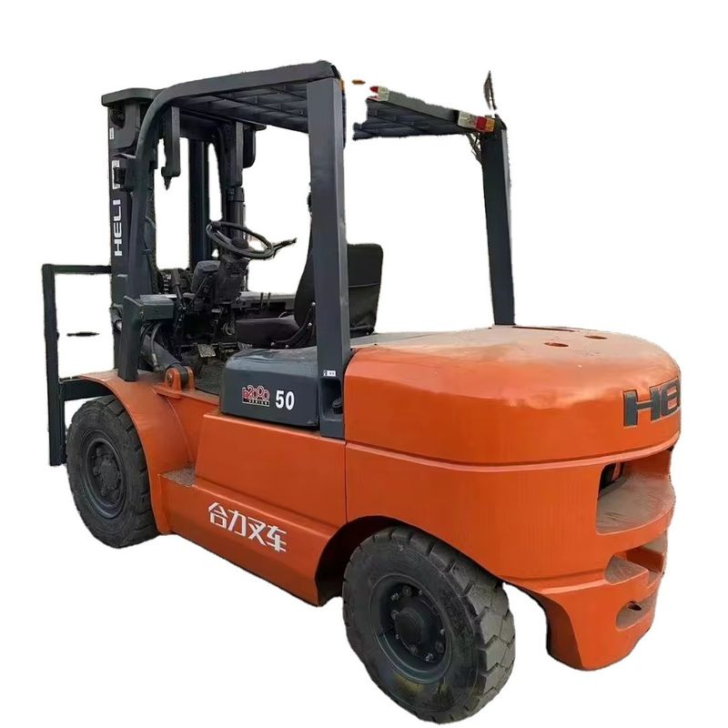 Elicottero a tre fasi CPCD50 carrello elevatore usato 5 tonnellate di capacità per risparmi sui costi di fabbricazione
